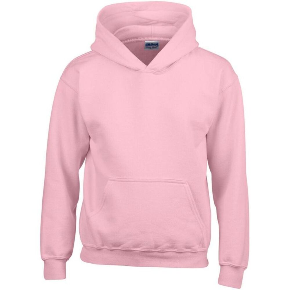 Gildan Heavy Blend Childrens Unisex  Sweatshirt Hoodie / Light Pink
